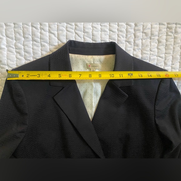 Cremieux Navy Blazer with Gold buttons. Women’s 8 business lined jacket, work - Picture 13 of 15